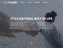 Tablet Screenshot of maxmedix.com